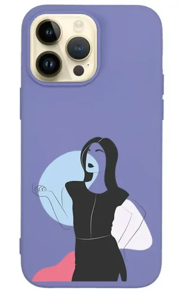 iPhone 14 Pro Max Lansman Kılıf - Art Woman 1