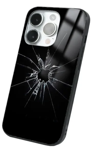 iPhone 14 Pro Max Tamperli Glossy Cam Kapak - Broken 1
