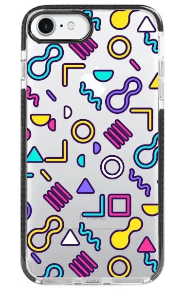 iPhone 8 Impact Case - Simetri Siyah