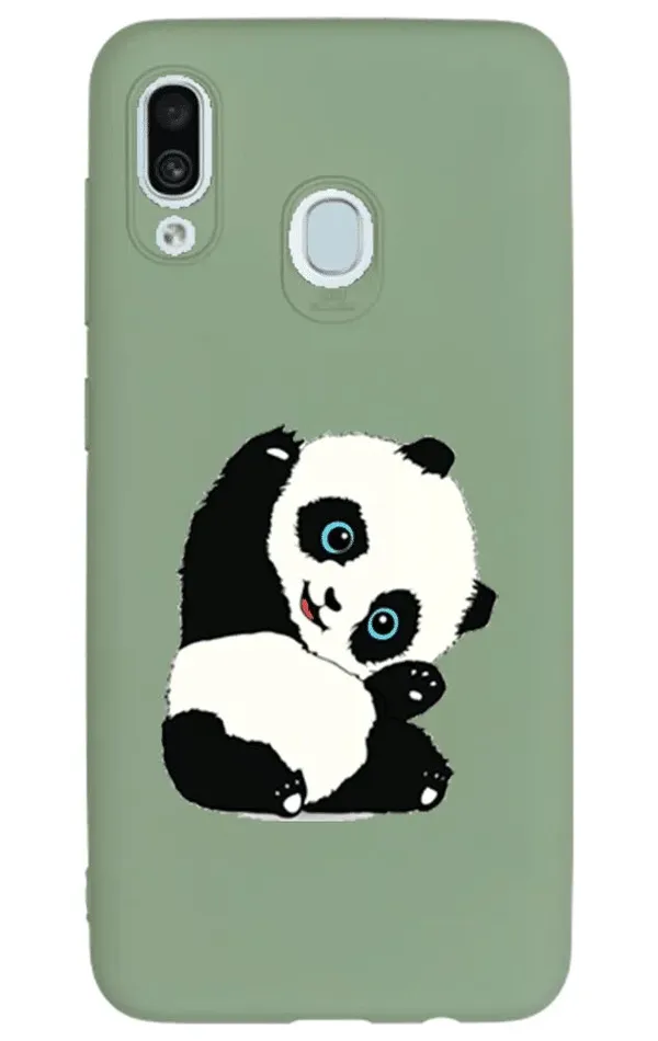 Samsung A20 Lansman Kılıf - Pandas