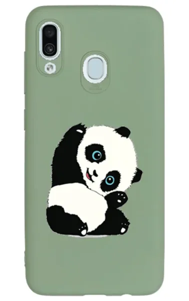 Samsung A20 Lansman Kılıf - Pandas