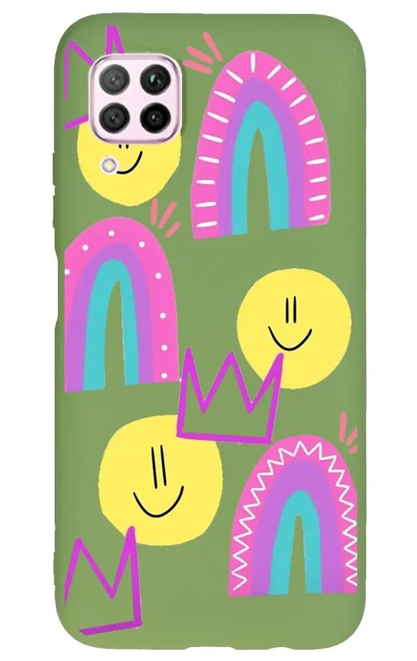 Huawei P40 Lite Lansman Kılıf - Smile