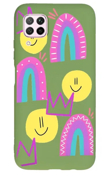 Huawei P40 Lite Lansman Kılıf - Smile