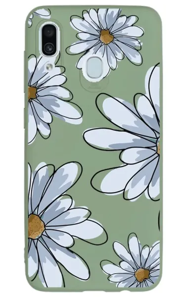 Samsung A20 Lansman Kılıf - Papatya