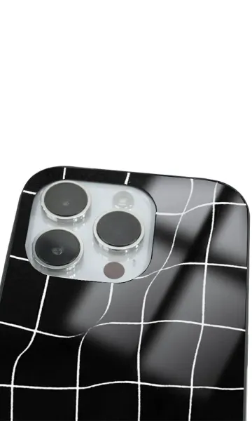 iPhone 14 Pro Max Tamperli Glossy Cam Kapak - Dış Bükey