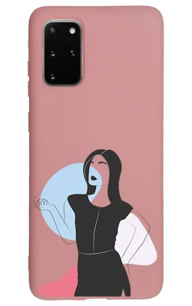 Samsung S20 Plus Lansman Kılıf - Art Woman 1