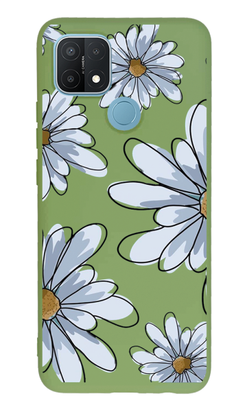 Oppo A15 Lansman Kılıf - Papatya