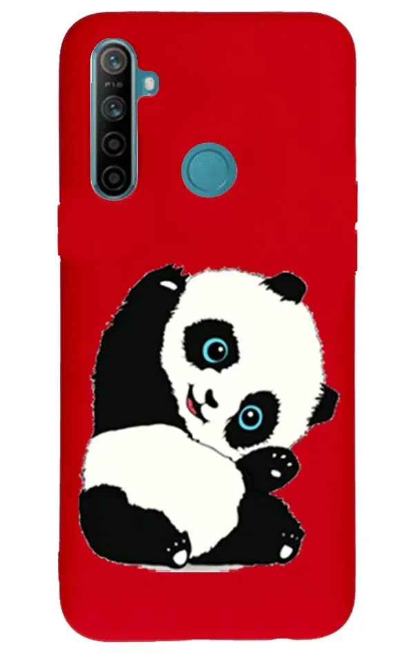 Realme 5İ Lansman Kılıf - Pandas