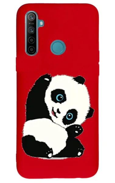 Realme 5İ Lansman Kılıf - Pandas