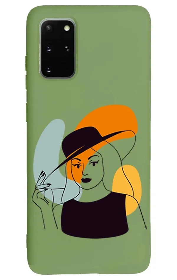 Samsung S20 Plus Lansman Kılıf - Art Woman 4