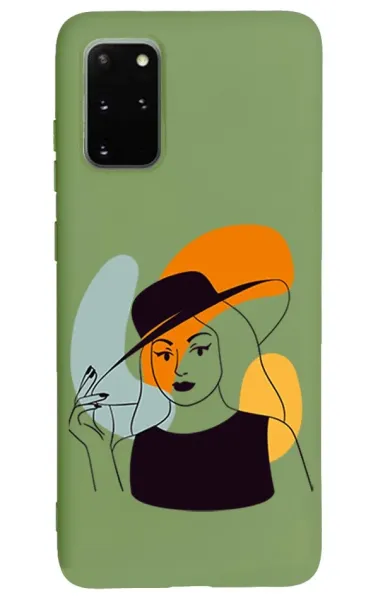 Samsung S20 Plus Lansman Kılıf - Art Woman 4