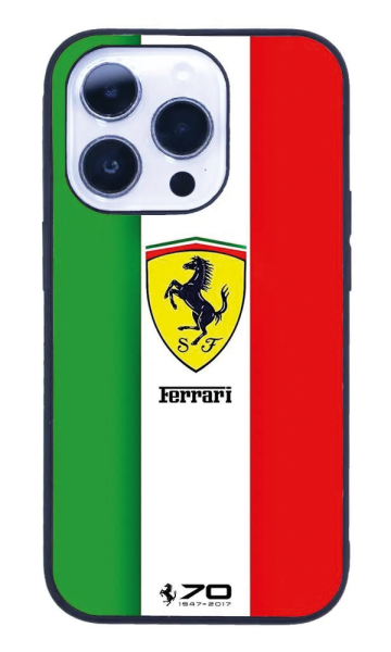 iPhone 14 Pro Max Tamperli Glossy Cam Kapak - Ferrari 2