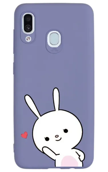 Samsung A20 Lansman Kılıf - Tavşan