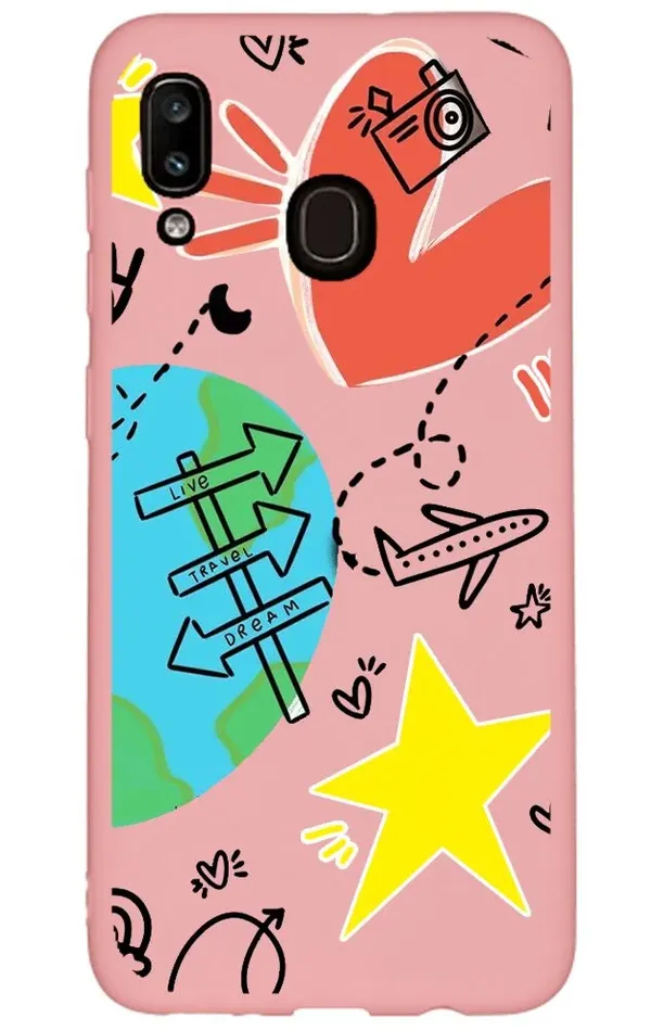 Samsung A20 Lansman Kılıf - World