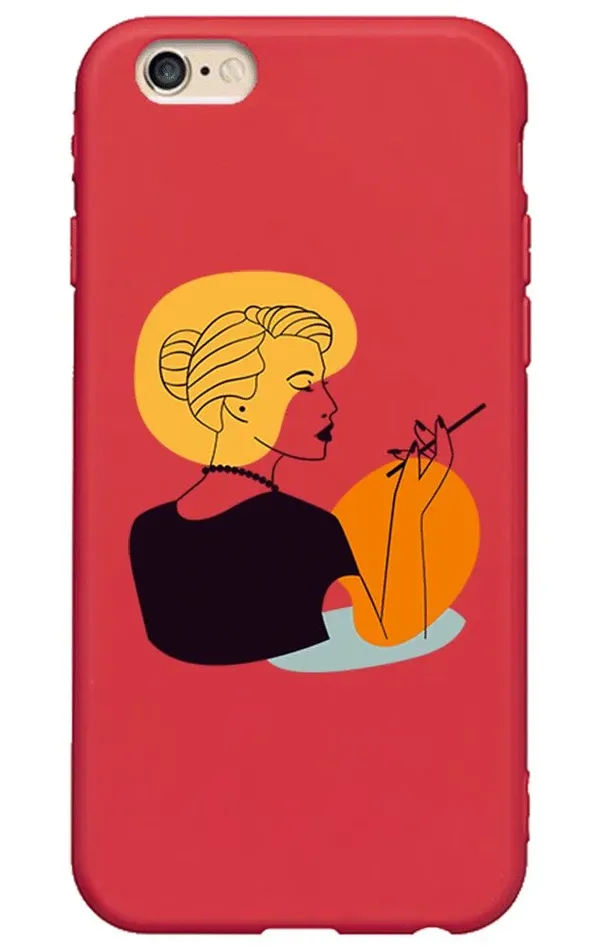 iPhone 6 Lansman Kılıf - Art Women 2