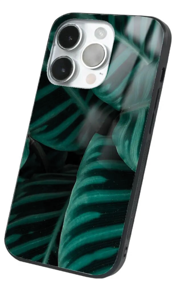 iPhone 14 Pro Max Tamperli Glossy Cam Kapak - Green