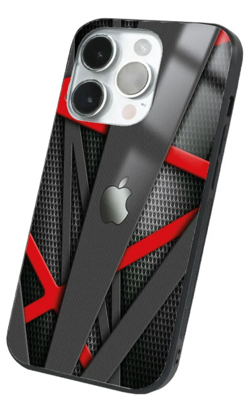 iPhone 14 Pro Max Tamperli Glossy Cam Kapak - Gri