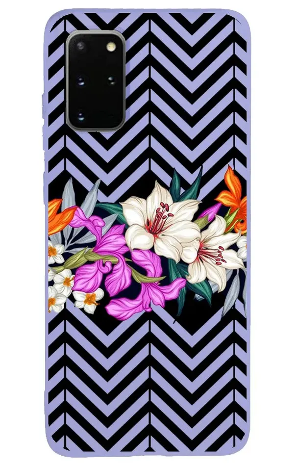 Samsung S20 Plus Lansman Kılıf - Çiçek