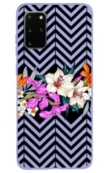 Samsung S20 Plus Lansman Kılıf - Çiçek