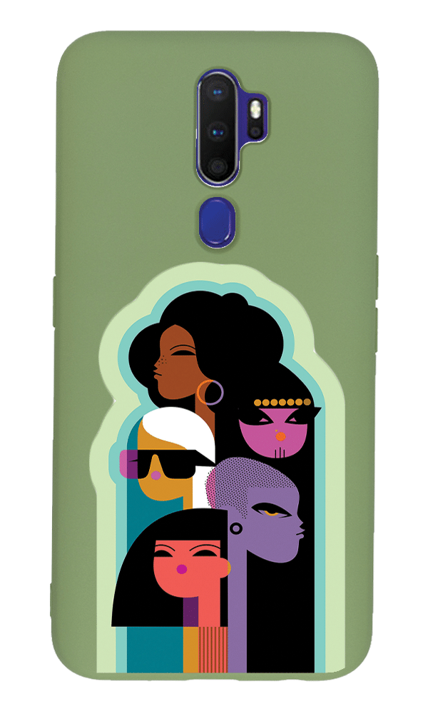 Oppo A9 2020 Lansman Kılıf - Art Yeşil