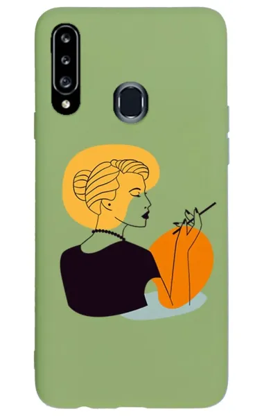 Samsung A20s Lansman Kılıf - Art Woman 2