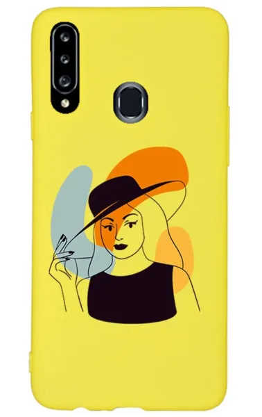 Samsung A20s Lansman Kılıf - Art Woman 4