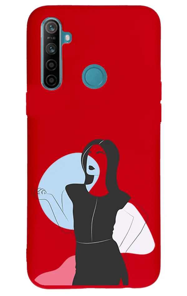 Realme 6İ Lansman Kılıf - Art Woman 1