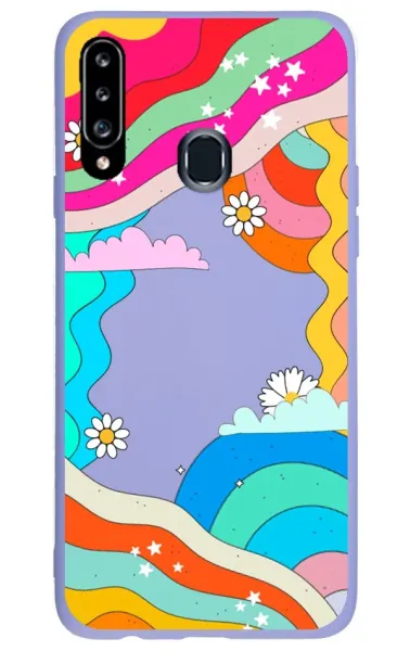 Samsung A20s Lansman Kılıf - Colors
