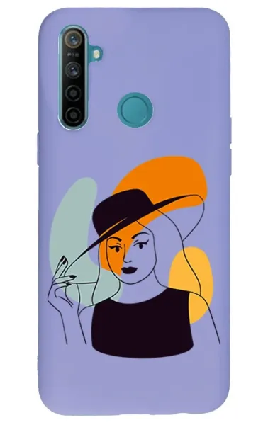 Realme 6İ Lansman Kılıf - Art Woman 4