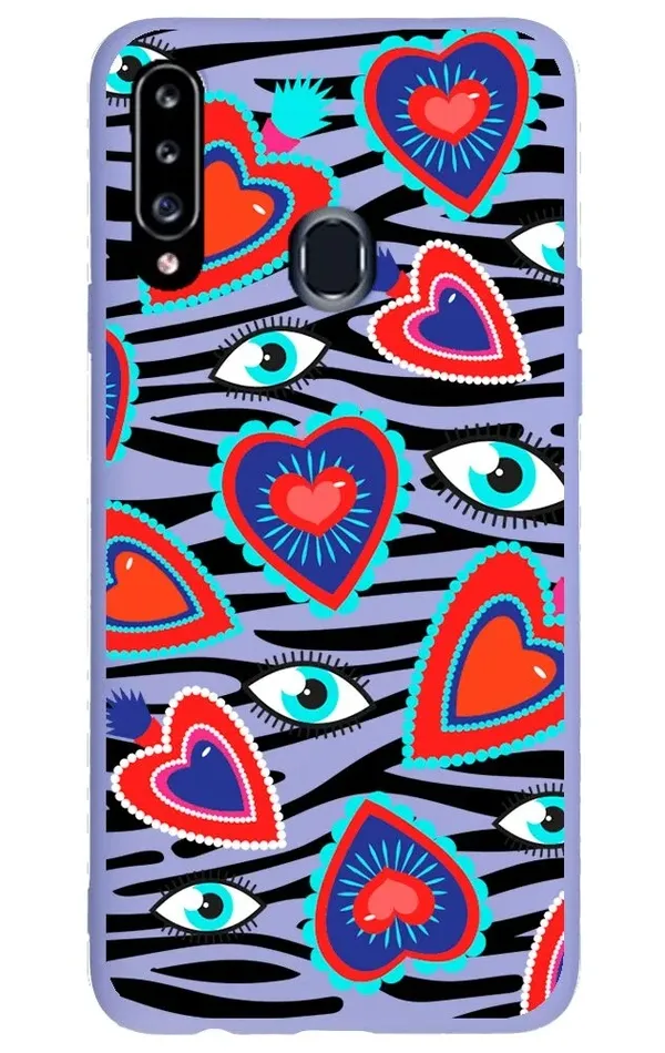 Samsung A20s Lansman Kılıf - Eye Of The Heart