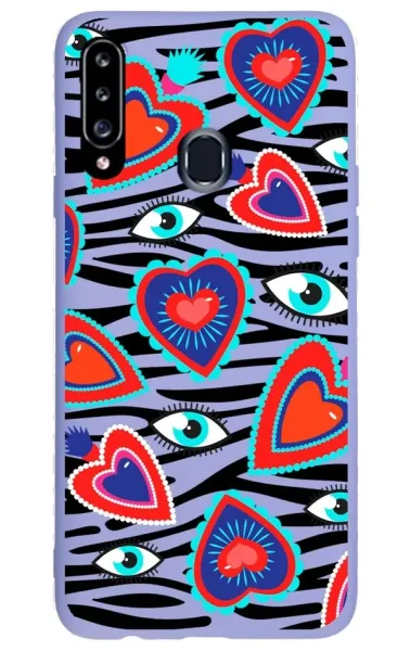 Samsung A20s Lansman Kılıf - Eye Of The Heart