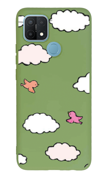 Oppo A15s Lansman Kılıf - Kuş
