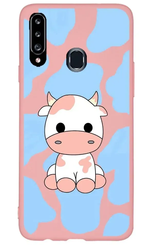 Samsung A20s Lansman Kılıf - İnek