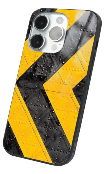 iPhone 14 Pro Max Tamperli Glossy Cam Kapak - Yellow