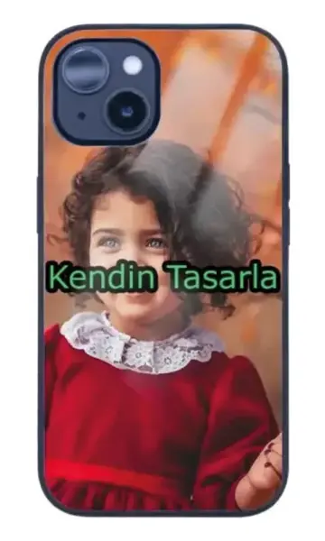 iPhone 14 Plus Kılıf Tasarla Tamperli Glossy Cam Kapak