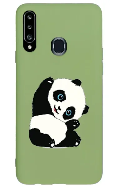 Samsung A20s Lansman Kılıf - Pandas