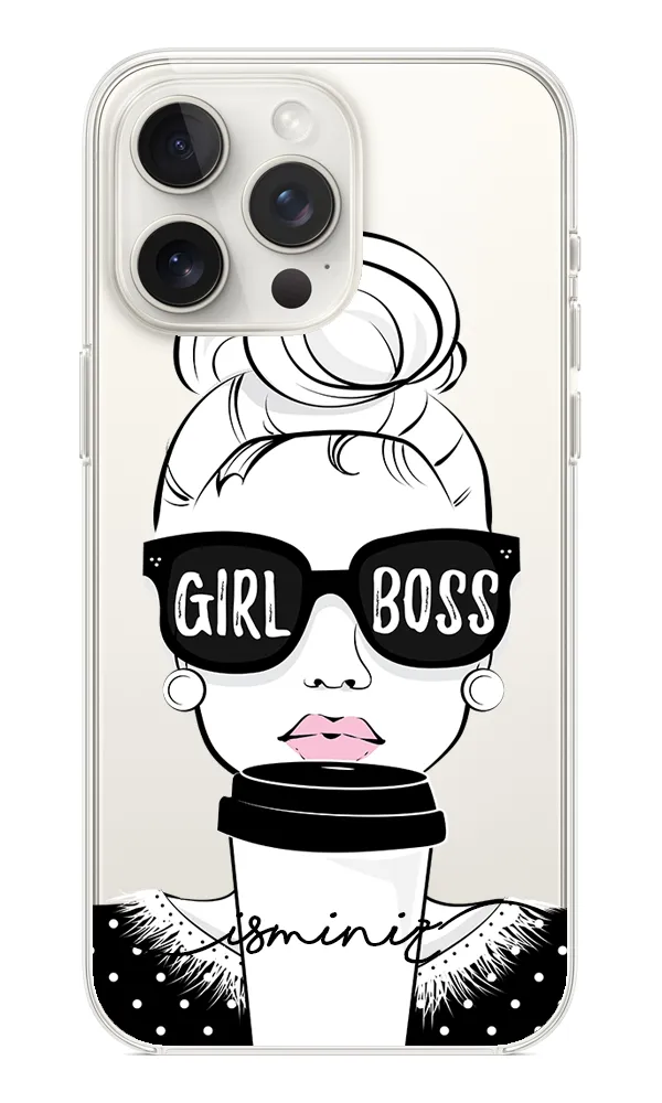 Girl Boss Şeffaf Silikon Kılıf