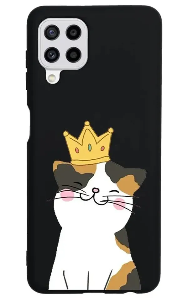 Samsung Galaxy A22 4G Lansman Kılıf - Kedi