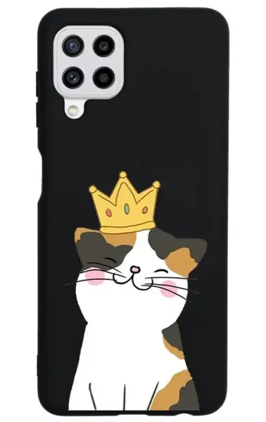 Samsung Galaxy A22 4G Lansman Kılıf - Kedi