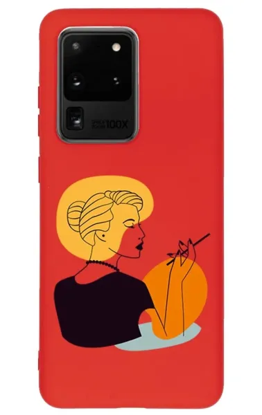 Samsung S20 Ultra Lansman Kılıf - Art Woman 2