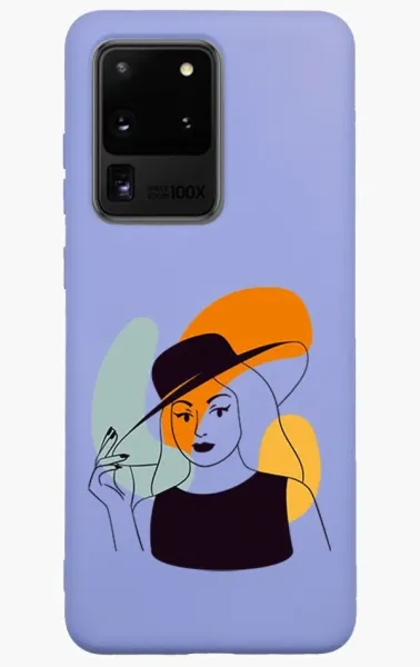 Samsung S20 Ultra Lansman Kılıf - Art Woman 4