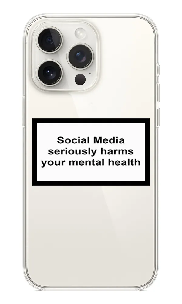 Social Media Şeffaf Silikon Kılıf