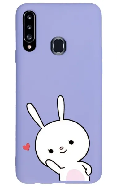 Samsung A20s Lansman Kılıf - Tavşan
