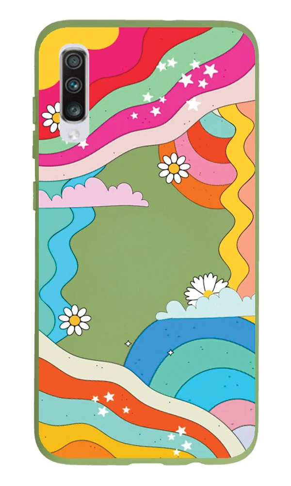 Samsung Galaxy A70 Lansman Kılıf - Colors