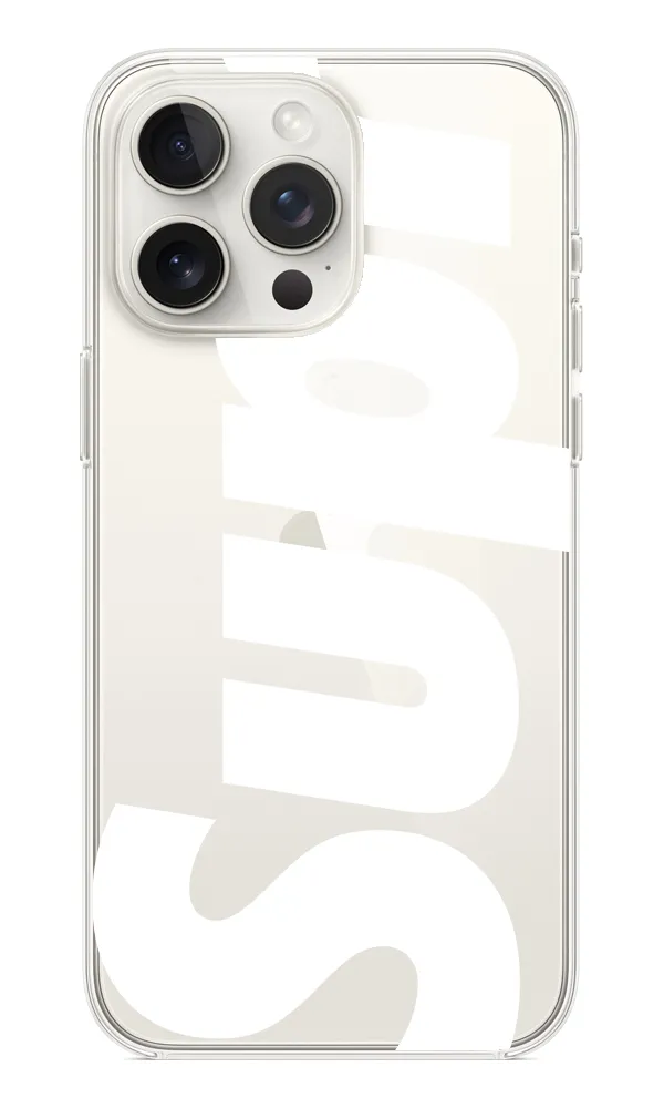 Supreme White Şeffaf Silikon Kılıf