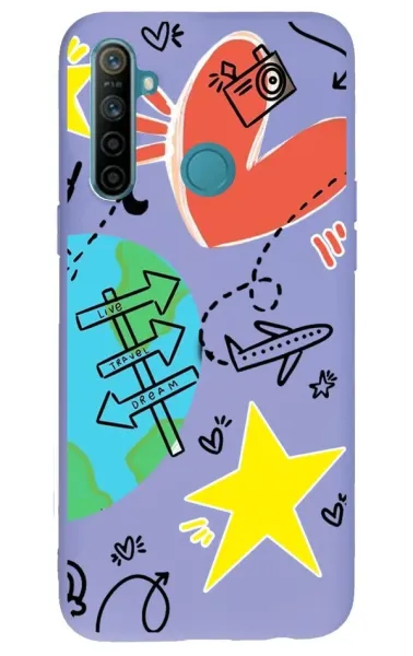 Realme 6İ Lansman Kılıf - World