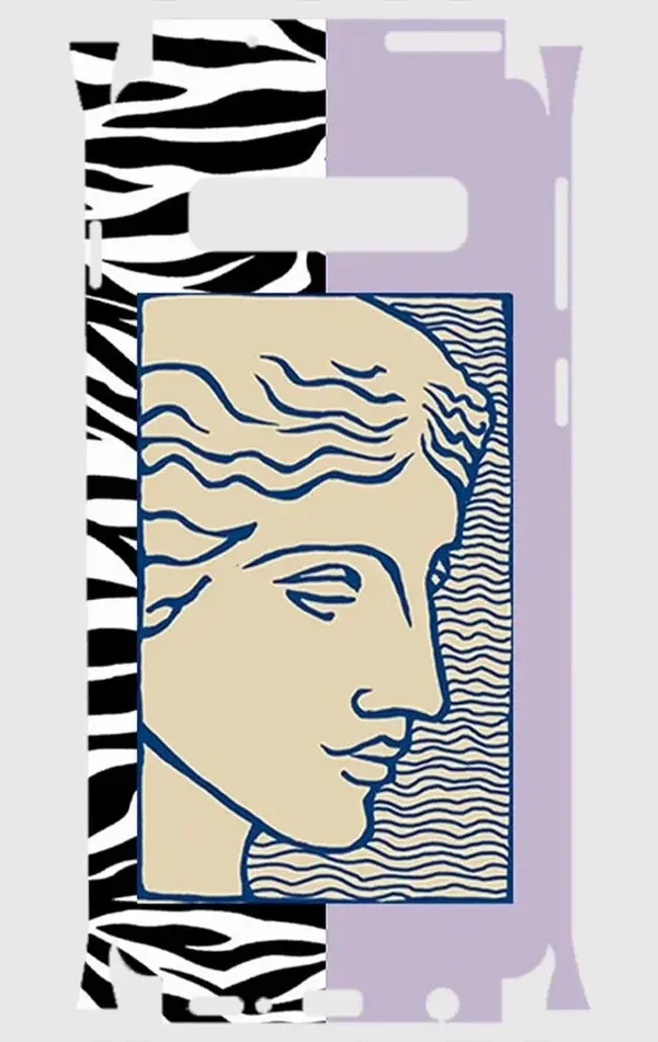 Samsung S10e Telefon Kaplama - Leopar Face