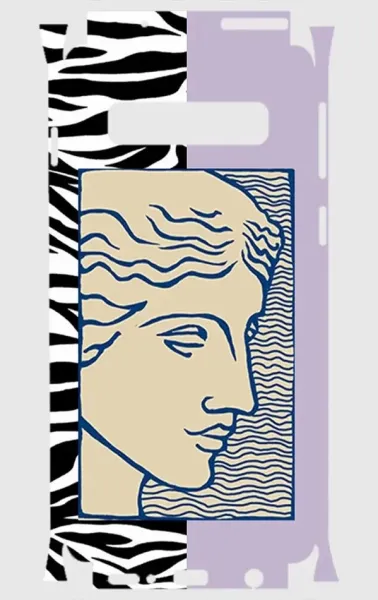 Samsung S10e Telefon Kaplama - Leopar Face