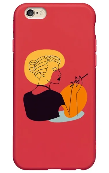 iPhone 6 Plus Lansman Kılıf - Art Women 2