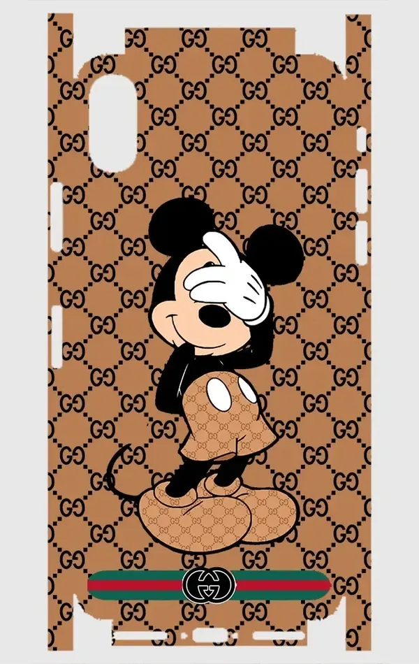 iPhone X Telefon Kaplama - Miki Kahverengi